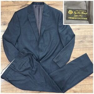 Daniel Cremieux Loro Piana Super 230s Wool 42L 36x32 Denver 2 Piece Suit Luxury